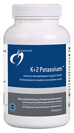K+2 Potassium 300mg 120 vegetarian capsules